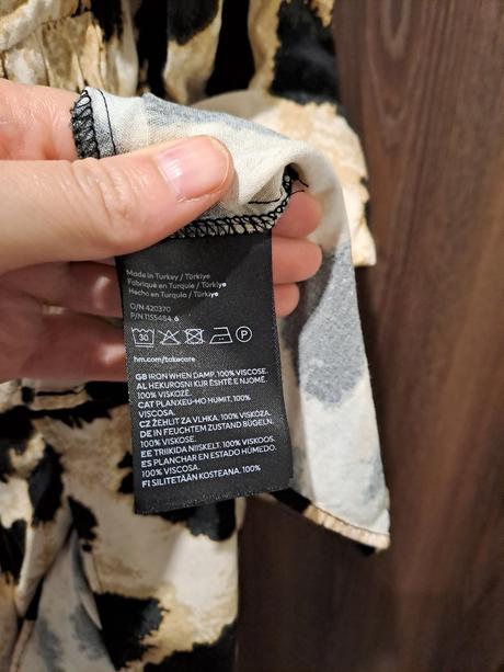 H&m leopard šaty oversize, h&m,xl