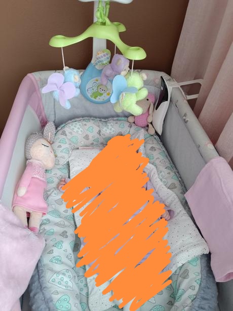 Predam postieľku next2me chicco, šírka (cm): 70,dĺžka (cm): 90