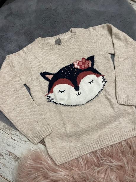 Svetrík mačička  7-8 rokov, 128