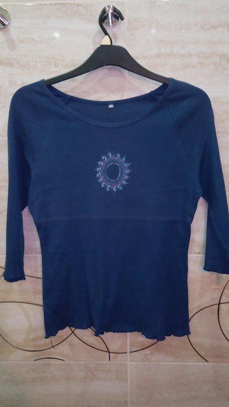 Pestrofarebné tričká s mandalami, l