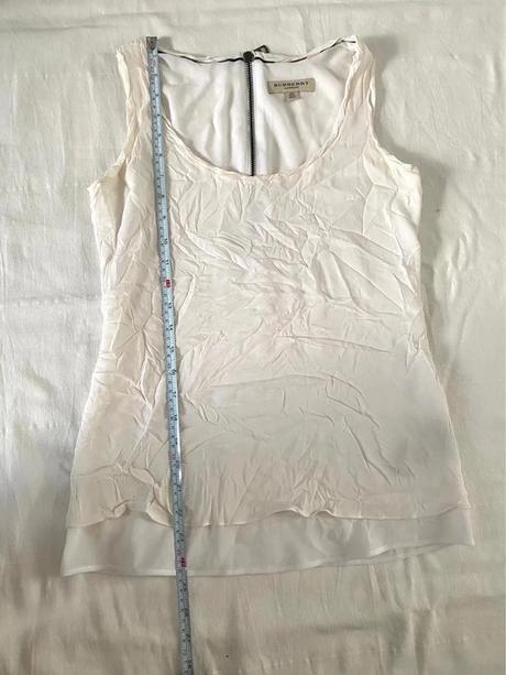 Luxusný hodvábny top burberry london, burberry,xs