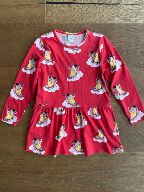 Šaty s dlhým rukávom sloníkové, lindex,122