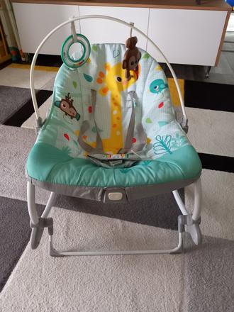 Detské vybrujúce lehátko bright starts,