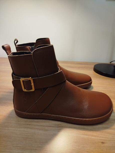 Shapen barefoot členkové čižmy divine brown, 38
