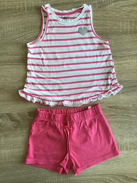 Letný set, veľ. 98/104, h&m,104