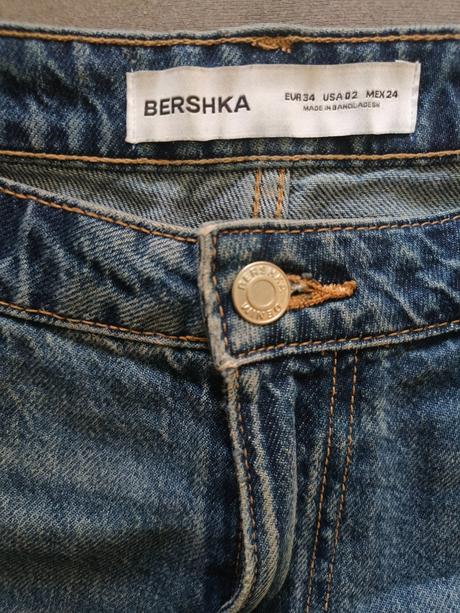 Riflové jorts bershka, bershka,s