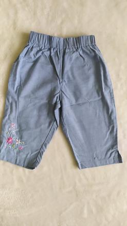 Lahke letne nohavice s vysivkou, 62