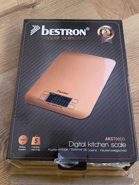 Digitálna kuchynská váha, 