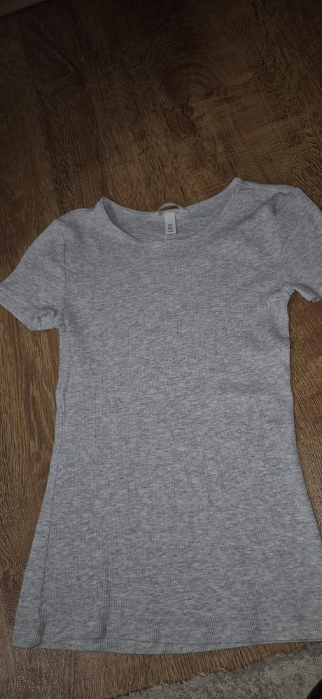Rebrovane tricko, h&m,s