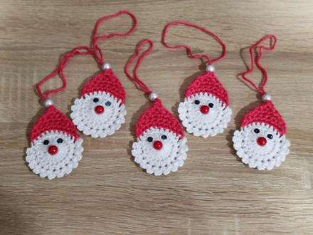 Vianočné ozdoby - mikuláš 2,