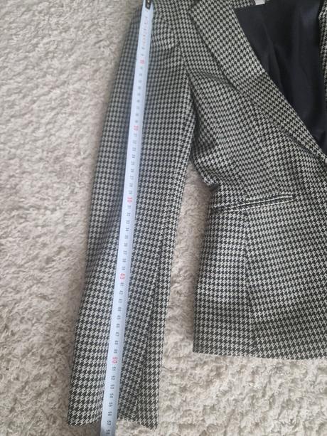 Kárované sako h&m, h&m,xs