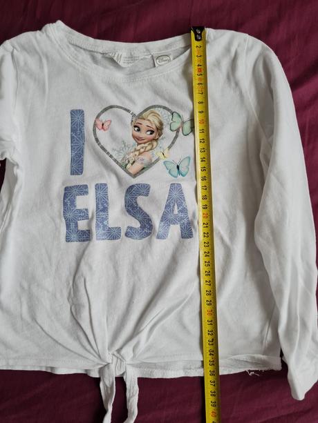 Tričko elza, h&m,116