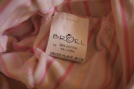 Dojčenská čiapka broel, broel,62