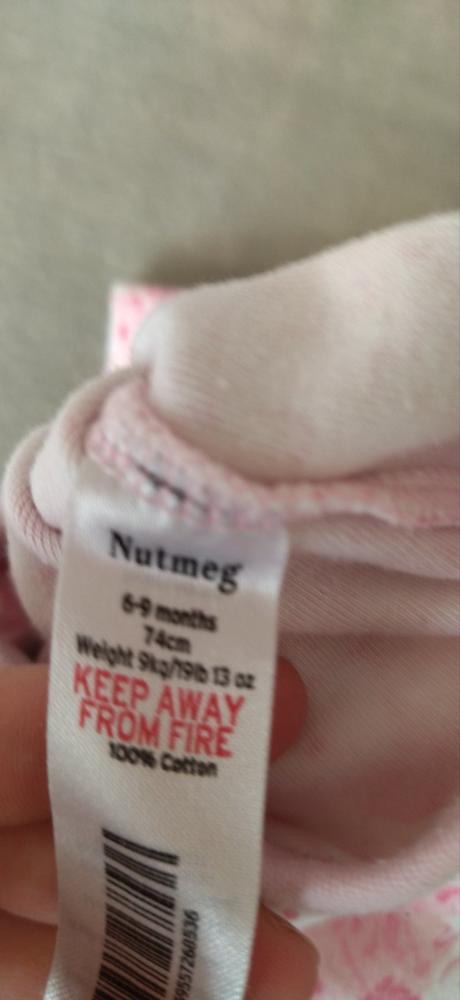 Body a pyžamko, nutmeg,74