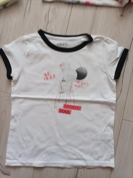 Dievčenské tričká 116/122 22kusov, reserved,116