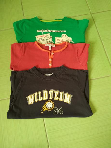 Pre 3roc.chlapca do škôlky - tricka s dlhým rukávo, 110