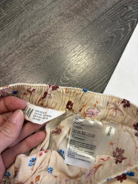 H&m lahke letne dievčenske nohavice na 9-10 rokov, h&m,140