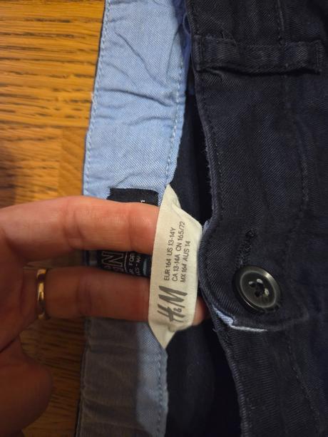 Chlapčenské elegantne nohavice, h&m,164