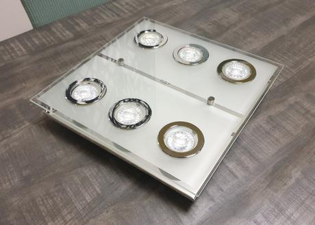 Led svietidlo - prisadený luster, 