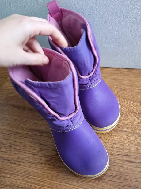 Dievčenské snehule crocs c12, crocs,29