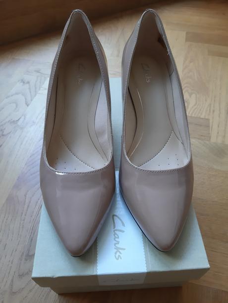 Kožené lodičky clarks 35 1/2, clarks,35