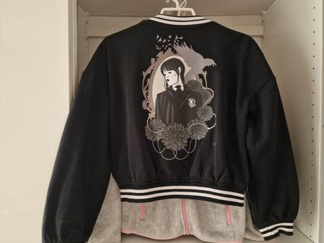 Wednesday bomber mikina, h&m,134