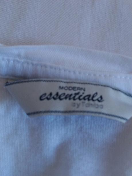 Dámsky biely elastický top, essentials, l, tchibo,l