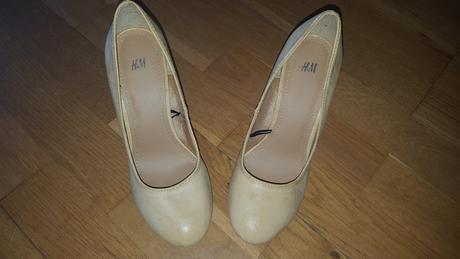 Bledohnedé topánky, h&m,38