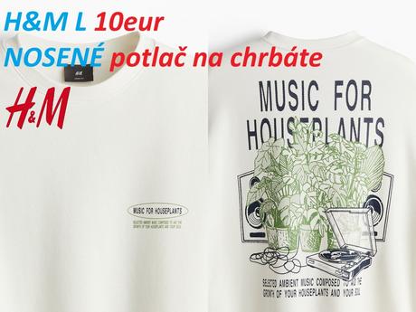 Mikina hm biela 2, h&m,l