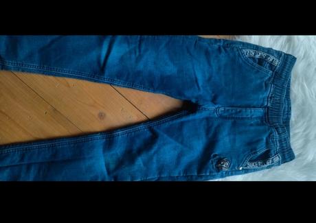 Zateplené rifle chlapc 6-8 r, 122