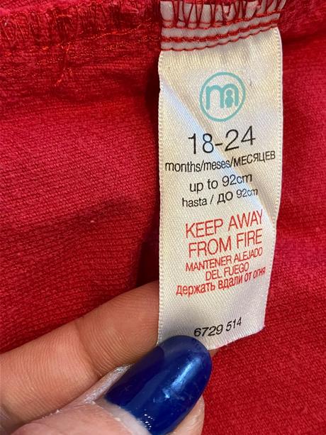 Dievčenské menčestrové šaty s kvetmi (92), mothercare,92