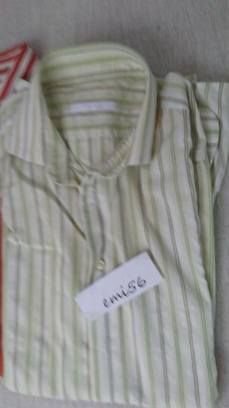 Balík -  košele prúžkované - dlhé rukávy, l