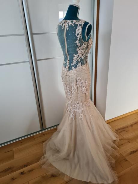 Luxusne nove spolocenske/svadobne saty vel.36, s