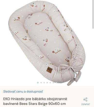 Hniezdo pre bábätko, šírka (cm): 30,dĺžka (cm): 60