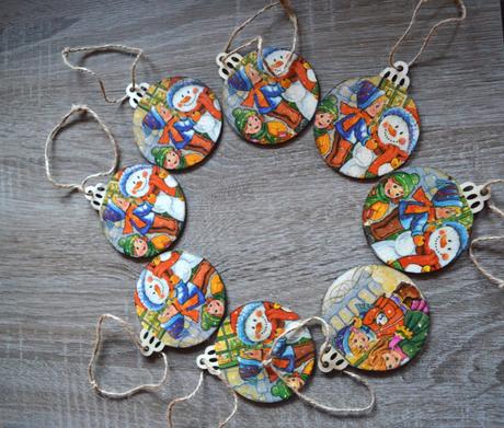 Vianočné ozdoby snehuliak, 