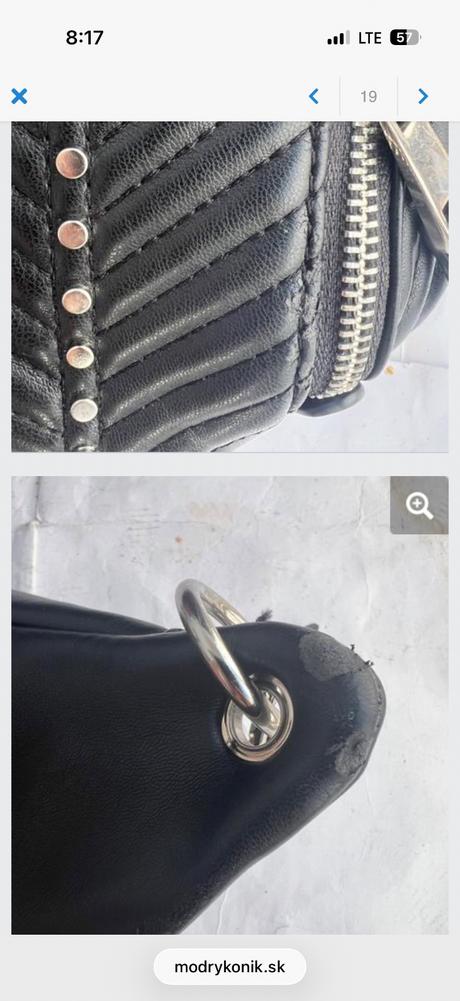 Zara cierna ladvinka s vybijanim, zara