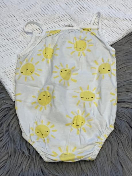 Dievčenská letná súprava body a šortky h&m (74), 74