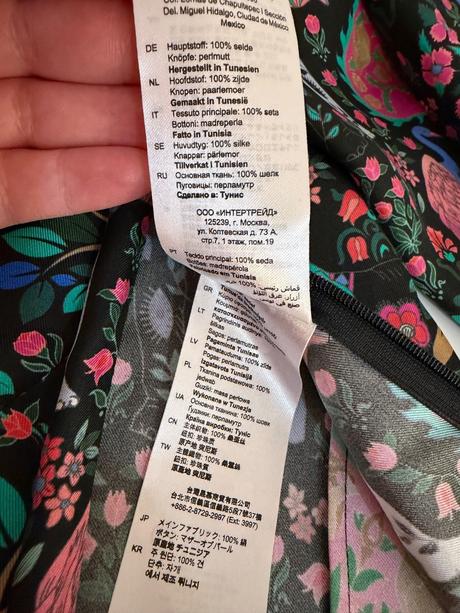 Luxusná hodvábna blúzka sandro paris, s / xs