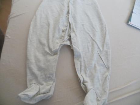 Šedé dupačkybez rukávov, 86