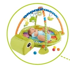 Vzdelávacia hracia deka s 30 loptičkami konig kids,