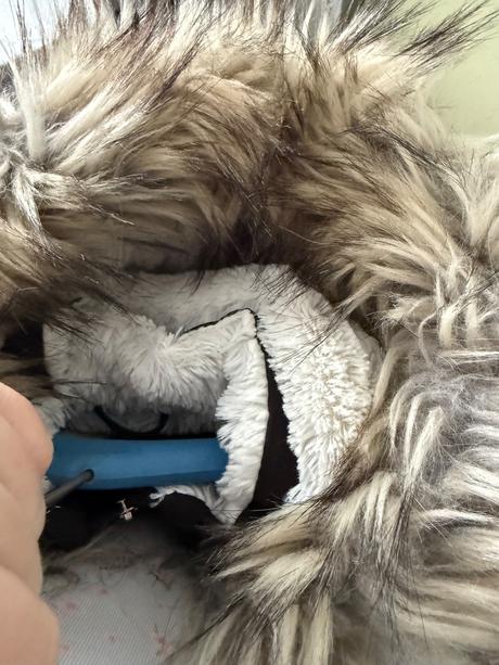 Zimna tepla bunda, h&m,158