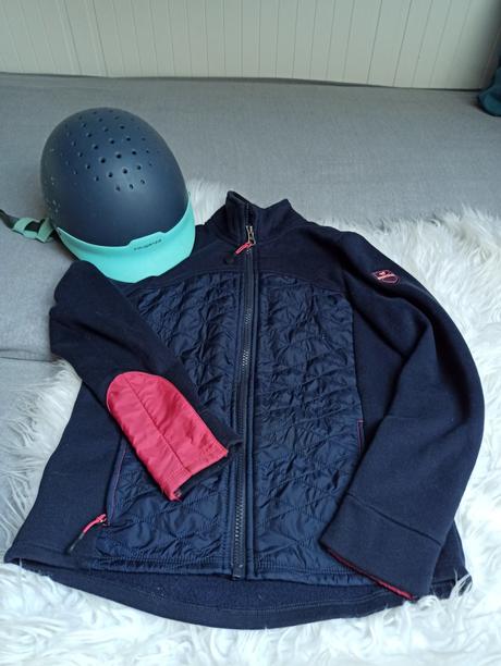 Jazdecká flísová mikina, 134