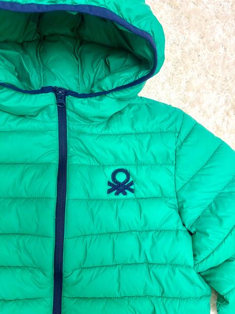 Benetton vetrovka unisex zelená 146/152, benetton,152