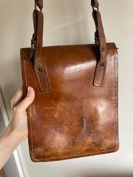 Kožená brašňa, kabelka,