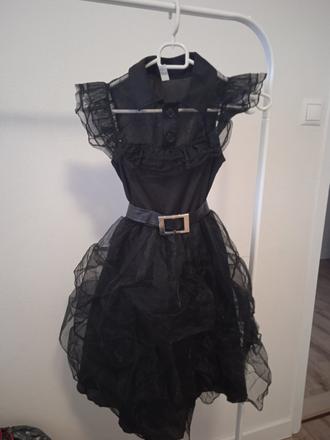 Dievčenský kostým wednesday, 