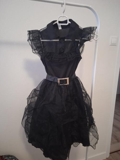 Dievčenský kostým wednesday, 