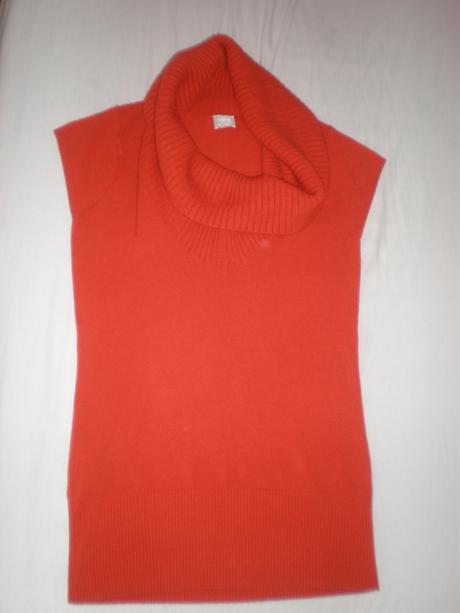 Oranžová vesta, camaieu,s