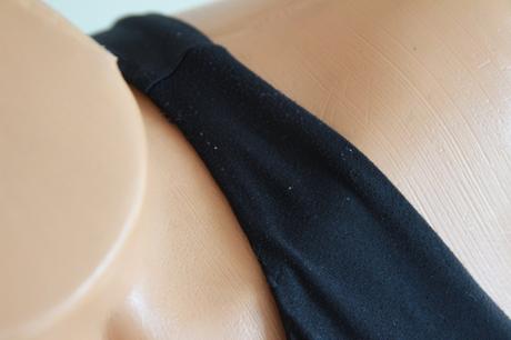 Čierny body top, nosený, m, m