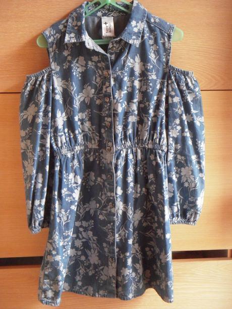 Rifľové šaty, c&a,134