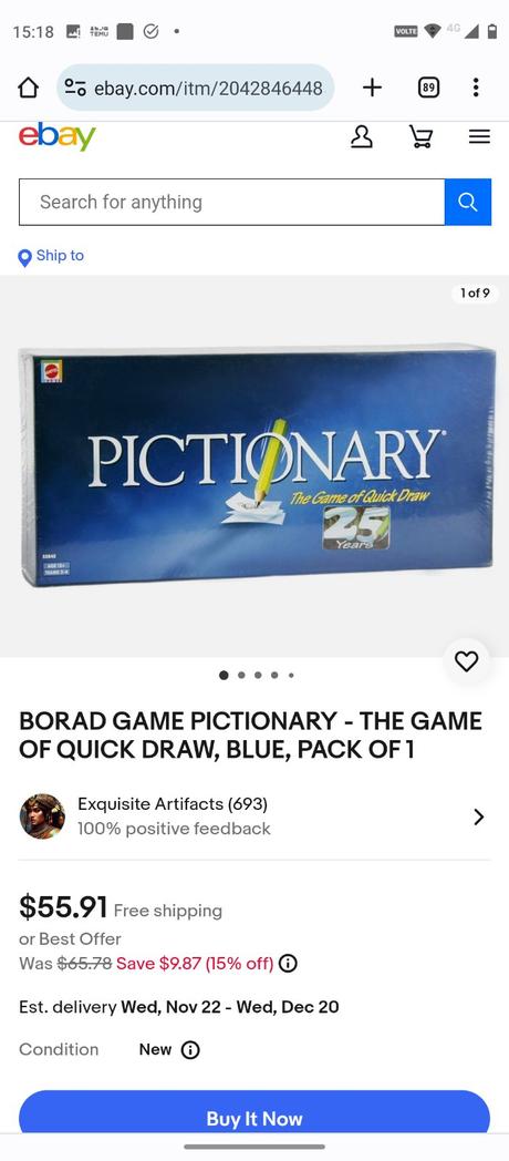 Pictionary game hra, 